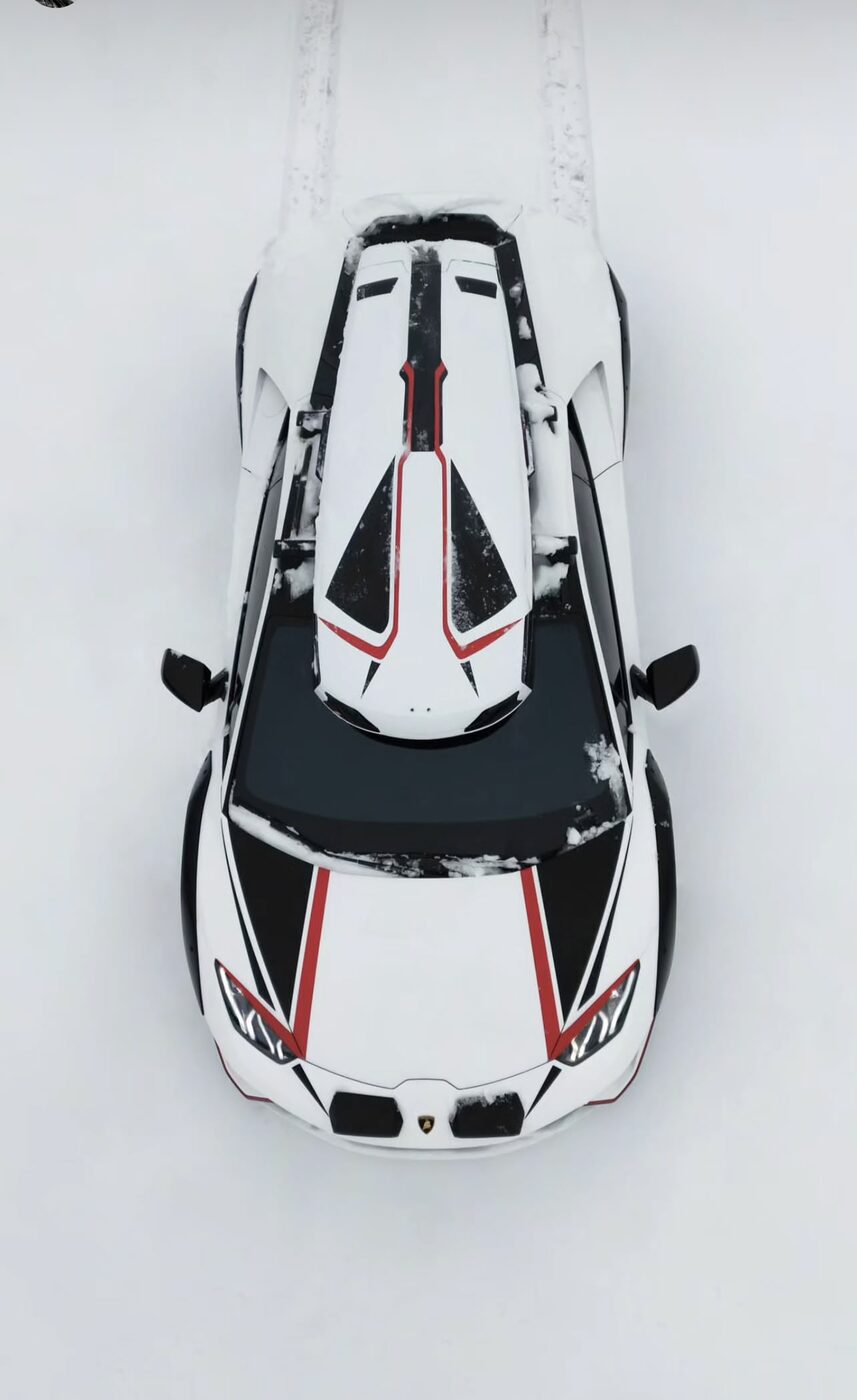 Partial wrap with custom graphics